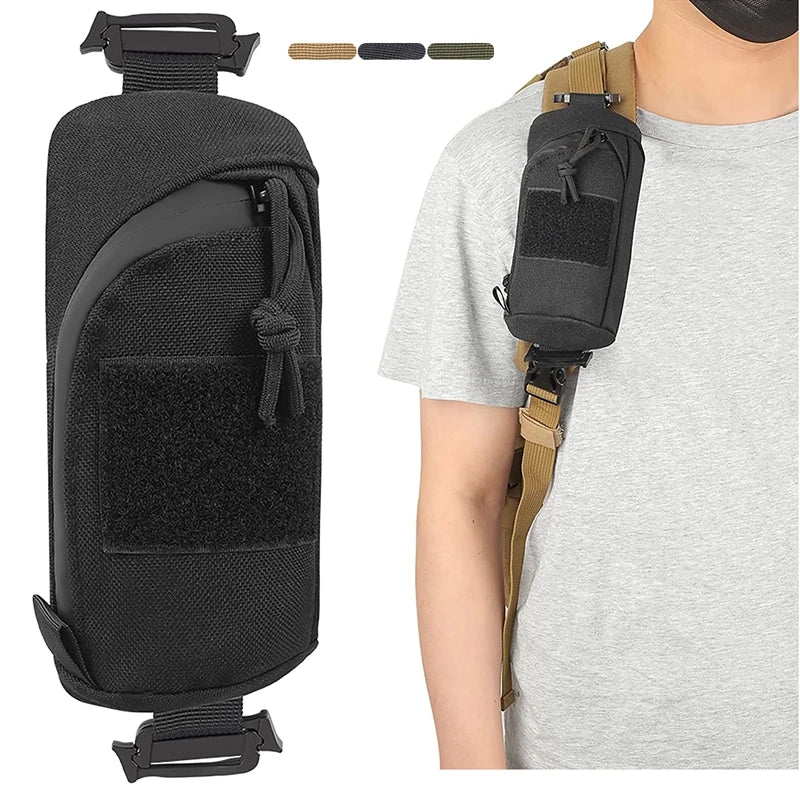 Tactical Molle Bag Military EDC Tool Pockets Outdoor Backpack Shoulder Strap Accessory Pouch Compact Phone Bag