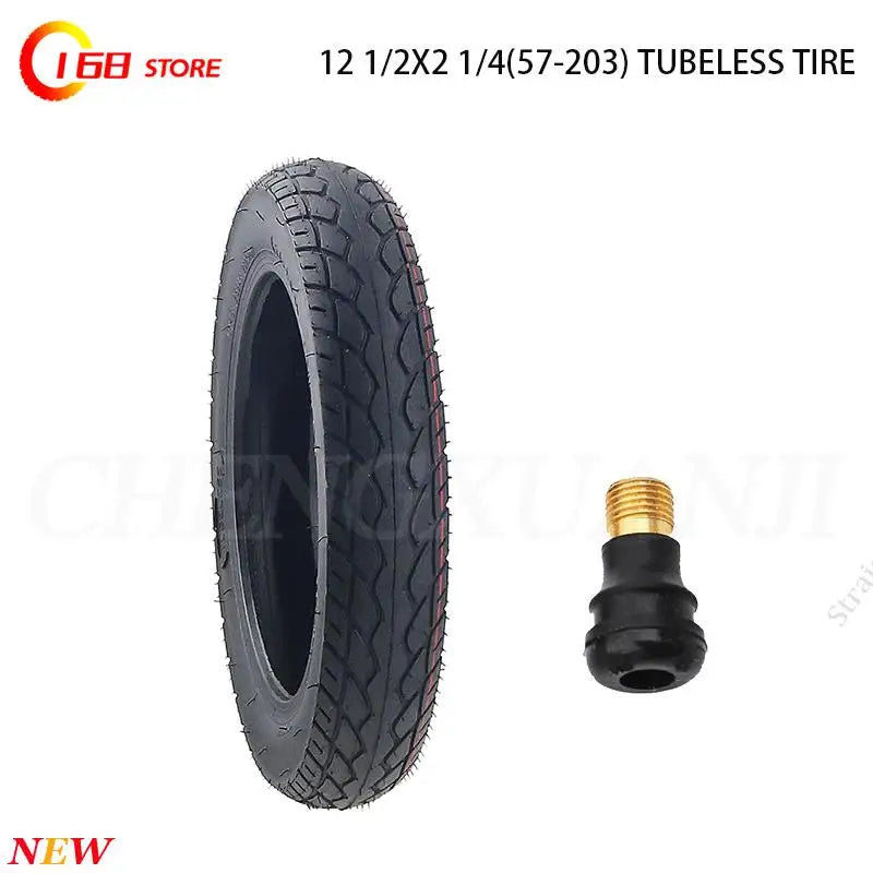 12 Inch Tubeless Tyres 12 1/2x2 1/4 57-203 Vacuum Tires Fits Electric Bicycle CarriFolding Electric Bicycle tubelessDQZ China