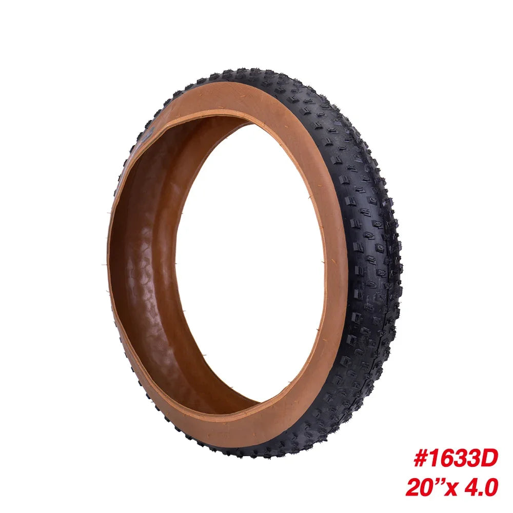 MTB Sand Beach Bike Tyre Durable Grippy 20x4.0 3.0 26x4.0 Snow Riding Fatboy Big Tire Extra Wide 60TPI Foldable CLINCHER 20x4.0 1633D