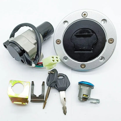 Ignition Switch Fuel Gas Cap Seat Lock Key For Suzuki GS500 2001/202/2003/2004/2005/2006/2007/2008/2009/2010/2011/2012