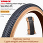 TANKE MTB Bicycle JILUER Foldable Gravel Tire Black/Yellow 60TPI Road BICYCLE Tire 26×2.25/27.5×2.1/2.2/29×2.2/700×25C/20×1.35 J1611 26x1.95 Yellow Foldable China