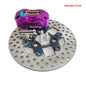 57mm Hole Pitching Motorcycle 200mm Brake Disc Brake Caliper Floating Rotor Front Universal for Yamaha RSZ JOG BWS Zuma Aerox 57mm Purple Set China