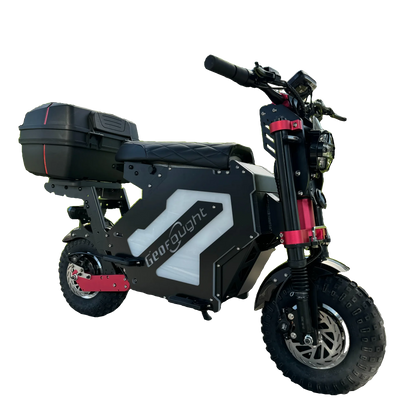 MOLO 5 72V 10000W Dual Motor Adult Seated Electric Scooter Bike – 55-75MPH, 150KM Range, Off-Road Tires