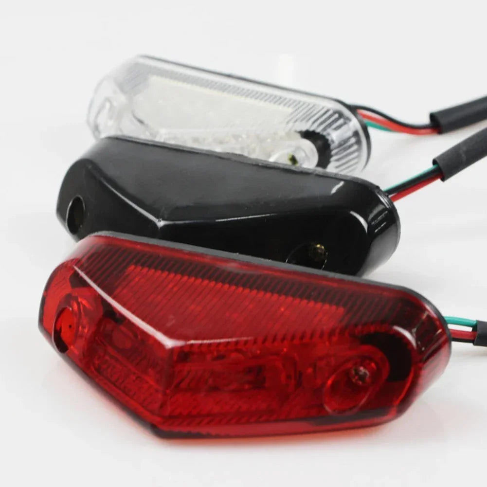 12V Motorcycle Tail Rear Light Lamp Taillight Motor Brake Stop Lights License Plate Light Moto Equipments Parts Access Universal