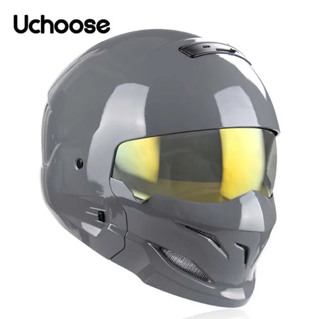Scorpion Helmet Detachable Multi-purpose Combination Helmet Motorcycle Half Predator Helmet 11