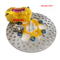 57mm Hole Pitching Motorcycle 200mm Brake Disc Brake Caliper Floating Rotor Front Universal for Yamaha RSZ JOG BWS Zuma Aerox 57mm Gold Set China