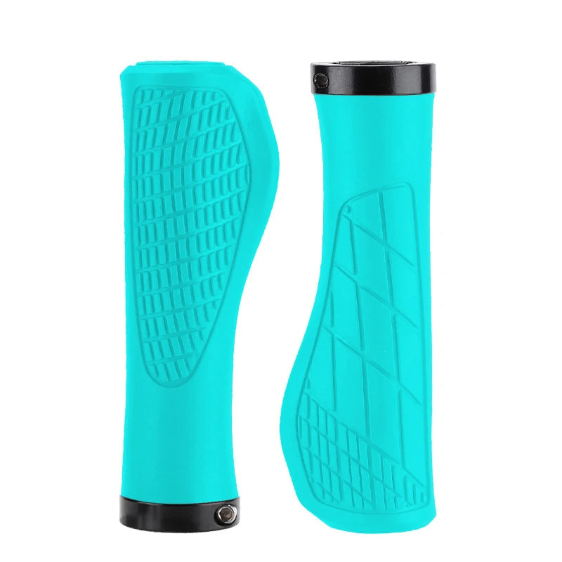 MTB Bicycle Grips Shockproof Bike Handlebar Cover Anti-Slip Lock on Bike Handle Cuffs Ergonomic Cycling Rubber Ball Handle Grips