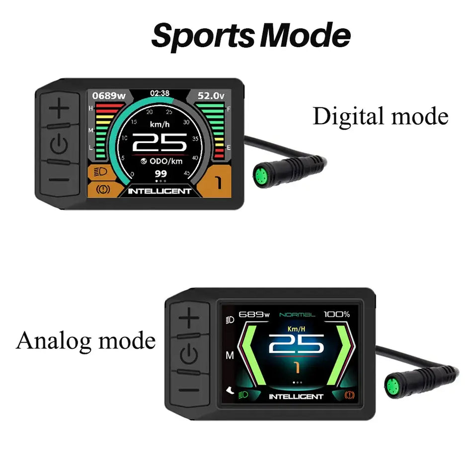 BAFANG Ebike Color Display for BBS01B BBS02B BBSHD 860C P850C 500C DPC18 C965 36V 48V 52V UART Mid-Drive Meter