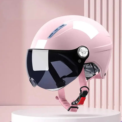 Electric bicycle helmet motorcycle helmet unisex half helmet riding helmet