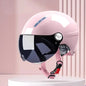 Electric bicycle helmet motorcycle helmet unisex half helmet riding helmet black