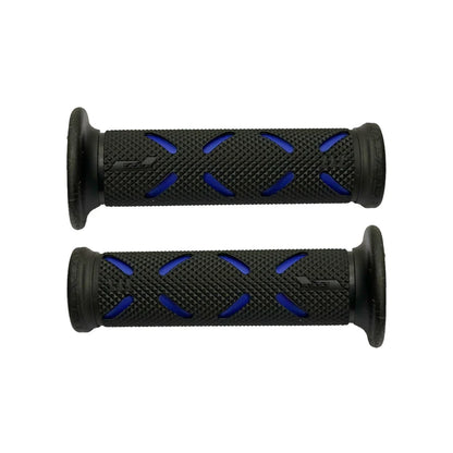 22MM Universal Motorcycle Handlebar Motorbike Grips Rubber Modification Accessories Moto Handles For Honda Suzuki Ducati Benelli Blue