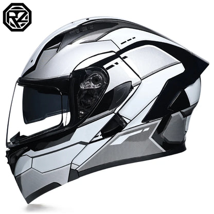 Flip Up Motorcycle Helmet Double lens full face helmet High quality DOT approved