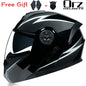 Motorcycle helmet full face racing with Double sun visor Women man flip up Double lens for all seasons 3 China