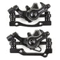 BUCKLOS Mtb Brake Caliper Bicycle Mechanical Disc Brake Set for Mountain Bike Pushes Caliper Piston with Rotor 160mm Front-Rear Calipers