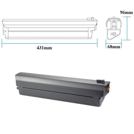 LMTD V2 12Ah rechargeable battery with BMS protection