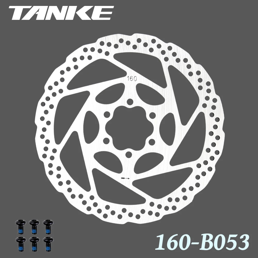 Bike Disc Brake Rotor Disc Brake 2 Piece with 12 Bolts for Road Bike MTB BMX Floating disc Stainless Steel 160-B053 1pc