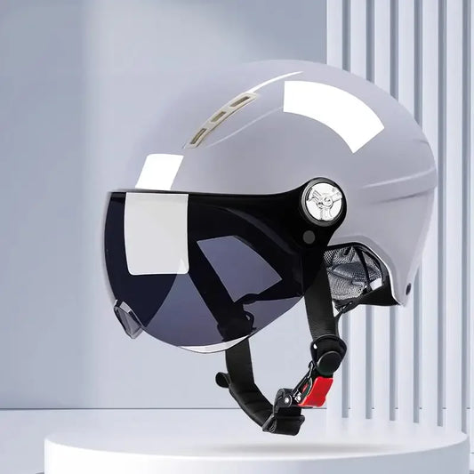 Electric bicycle helmet motorcycle helmet unisex half helmet riding helmet