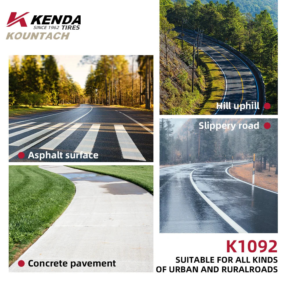 Kenda K1092 New 700x25/28c Puncture Protection Urltra-Light Bicycle Rubber Folding Tire Road Bicycle Puncture Resistant Tyre