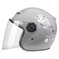 Motorcycle Electric Bike Children Cartoon Pattern Helmet Half Helmet Male Female Children Safety Helmet Light gray China