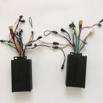 Sine Wave Dual Drive Motor Controller 48v 60v 30A*2 38A*2 45A *2 60v 72v 50A *2 With LCD For Motor 1500w 2600w 3000w 3500w 4500w