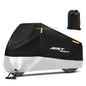Motorcycle Cover Waterproof Outdoor Scooter UV Protector Dust Rain Cover For QJ Motor SRT 700 X 2024 Silver