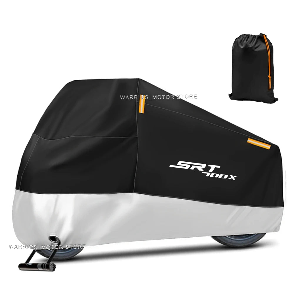 Motorcycle Cover Waterproof Outdoor Scooter UV Protector Dust Rain Cover For QJ Motor SRT 700 X 2024