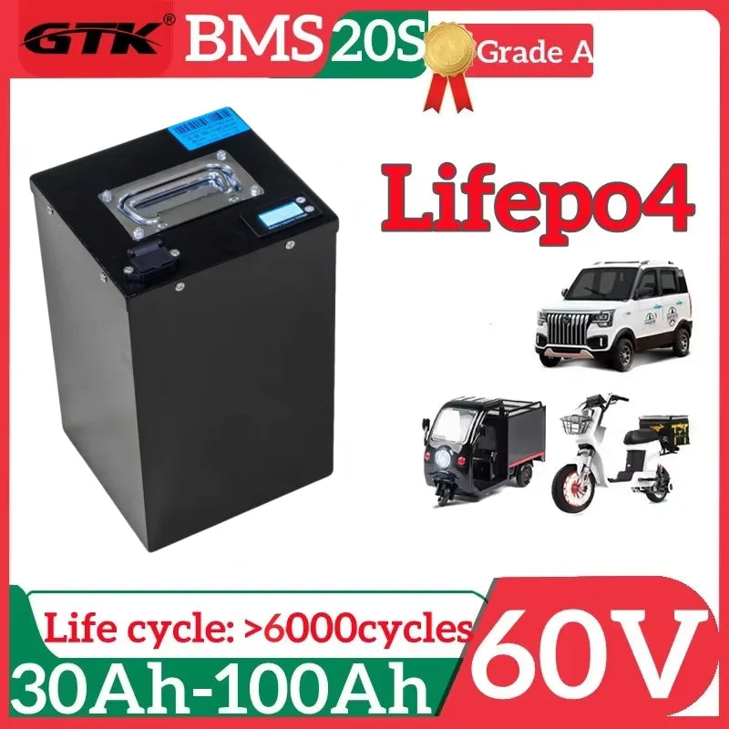 GTK 20S 60V LiFePO4 Lithium Battery Pack