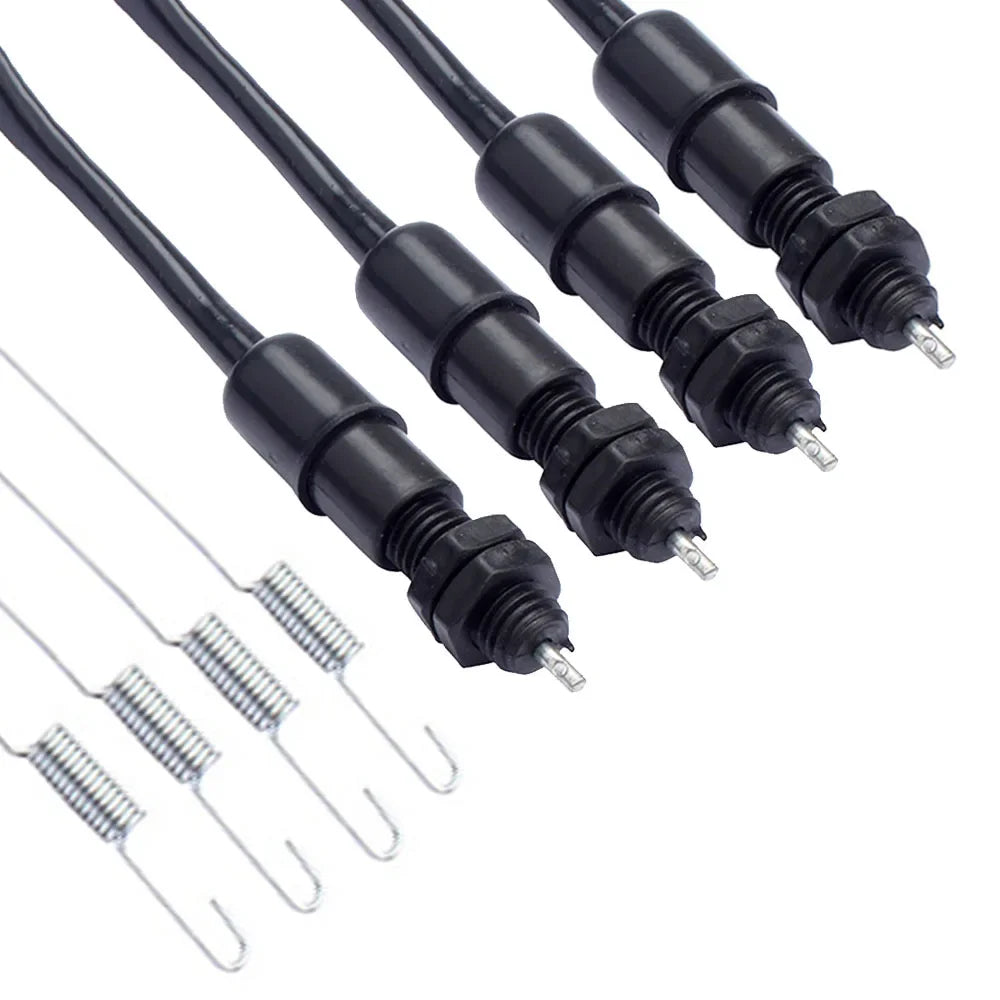 Rear Brake Switch Brake Light Switch Cable Wire Screw Type with Spring for Scooter Moped Motorcycle Motorbike ATV GO KART