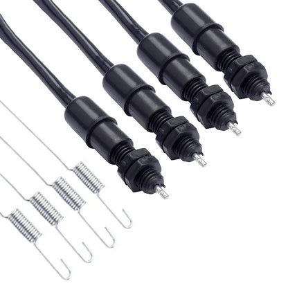 Rear Brake Switch Brake Light Switch Cable Wire Screw Type with Spring for Scooter Moped Motorcycle Motorbike ATV GO KART