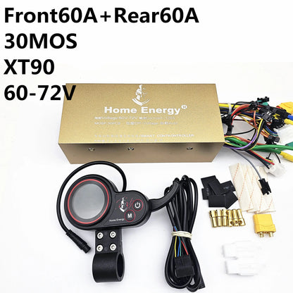 Home Energy SMART CONTROLLER for electric scooter Driver display Throttle LCD 48V 60V 72V 50A 90A 120A 160A