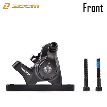 ZOOM DB580 Road Bike Line Pull Flat Mount Dual Piston Mechanie Disc Brake 140mm Disc Brake Caliper Ultralight Bike Accessories