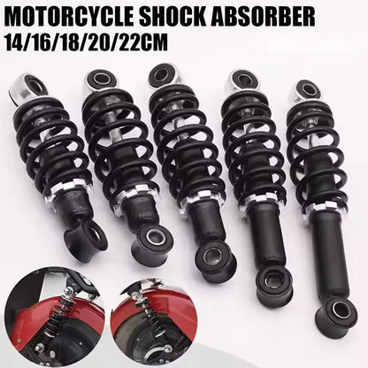 NEW 14/16/18/20/22cm Spring Shock Absorber E-Bike Motorcycle Scooter Rear Suspension Straight Bumper Motorcycle Shock Absorber