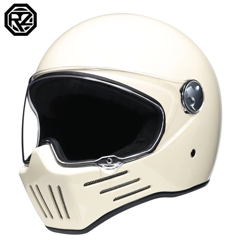 DOT Motorcross Motorcycle Vintage Helmet Moto Racing Ride Full Face Helmet