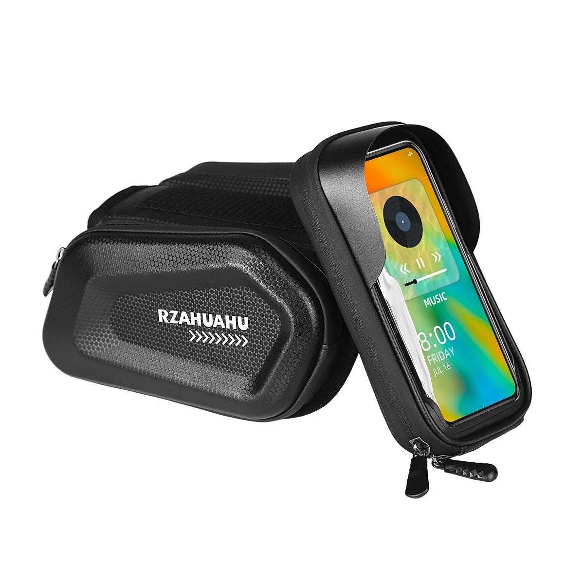 Phone hard case Waterproof Reflective Large capacity Top tube bag MTB Road Bicycle Saddle bag Head bag Front beam bag