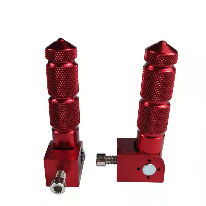 M8" 5/16IN Thread CNC Universal Pedals Folded Footrest Footpeg For Motorcycles, Bicycles, Electric Vehicles, Mopeds, Karts