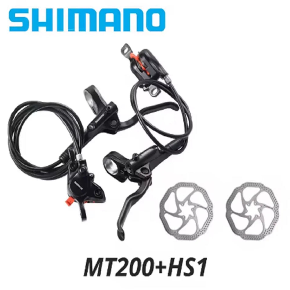 Shimano MT200 Hydraulic Disc Brake Set | 800/1450mm MTB Brake Kit