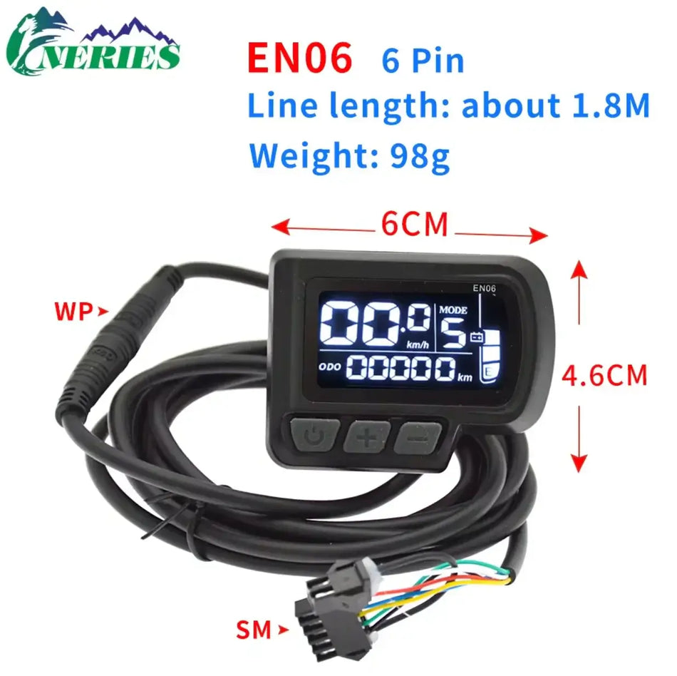 24V 48V 13A Brushless Motor Controller with LCD Display  Intelligent E-Bike Controller
