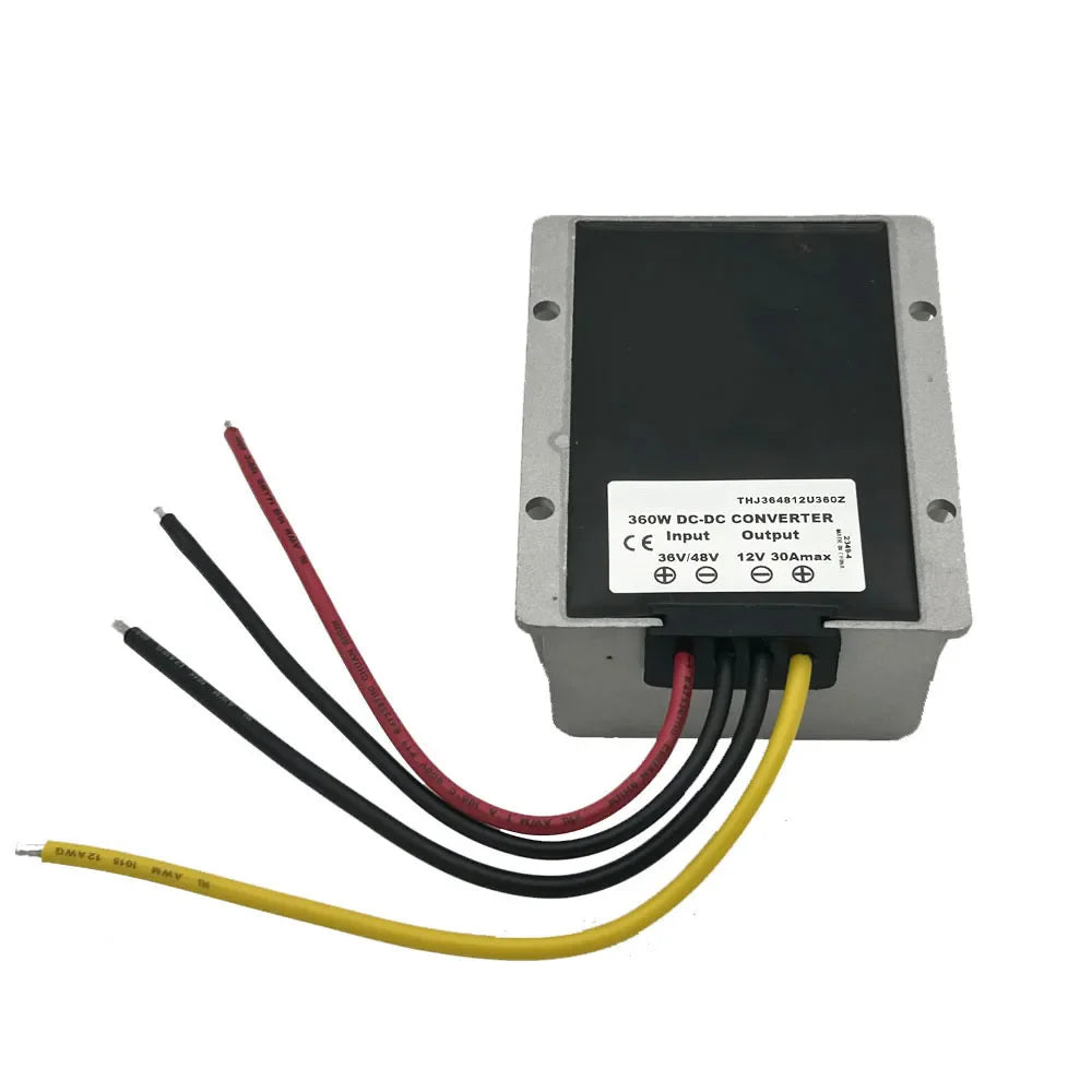 DC 24V 36V 48V 60V 72V 18-90V to 12V 10A 20A 30A 40A DC DC Converter Step Down Voltage Regulator Transformer Car Power Supply