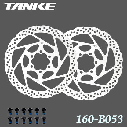 Bike Disc Brake Rotor Disc Brake 2 Piece with 12 Bolts for Road Bike MTB BMX Floating disc Stainless Steel 160-B053 2pc