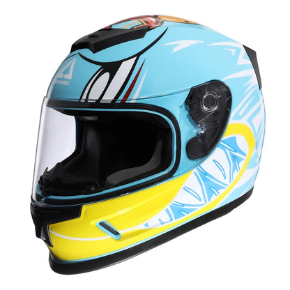 TRIANGLE Motorcycle Helmet Kids DOT ECE Approved Youth Helmets Safety Full Face Children Helmets