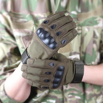 Motorcycle Gloves Men Tactical Hunting Shooting Knuckle Protection Sports Full Finger Cycling Bike Gloves Women Bicycle
