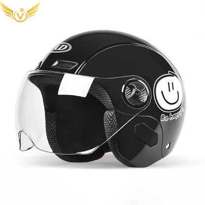 Electric Women Motoctcle Helmet Moped Helmets With Visors Pink Summer For Vespa Bicycle 2