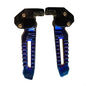 Motorcycle Replacement Foot Pegs Footrest Pedal for 150cc 125cc Pedal Footrests all blue CHINA