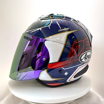 VZ-RAM Pedrosa Shogun Half Helmet Unisex Motorcycle Off-Road SZ-R VAS Helmet Downhill Racing Mountain Cross Casco Capacete Purple China