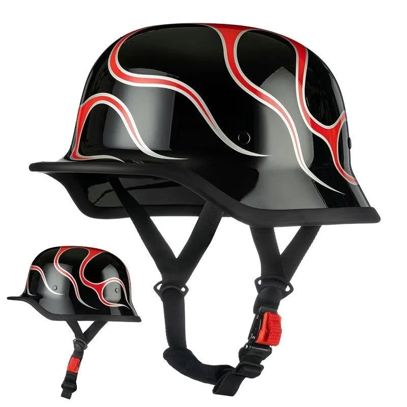 Motorcycle Open Face Helmet Motorcycle Retro Safety Helmet Summer Motorbike Half Face Helmet HY-M035-M China