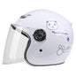 Motorcycle Electric Bike Children Cartoon Pattern Helmet Half Helmet Male Female Children Safety Helmet white China