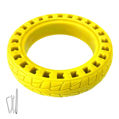 8.5x2 Inch Solid Rubber Tire 50/75-6.1 Scooter Tire For Xiaomi For M365 8.5 Inch 8 1/2x2 Solid Tyre Scooter Parts & Accessories Yellow CHINA