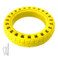 8.5x2 Inch Solid Rubber Tire 50/75-6.1 Scooter Tire For Xiaomi For M365 8.5 Inch 8 1/2x2 Solid Tyre Scooter Parts & Accessories Yellow CHINA