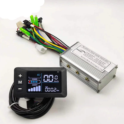 24V 36V 48V 250W 350W E-bike Brushless Motor Drive Universal Controller G51 Colour LCD Display Set for Electric Bicycle Scooter