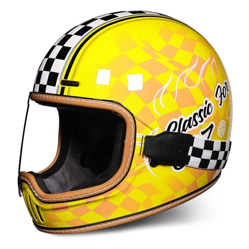 Motorcycle Helmet for Men Women Motorcycle Full Face Helmets Four Seasons DOT Approved Full Helmet TYPE E CHINA